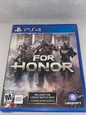 For Honor PS4 Game by Ubisoft - Blue Case